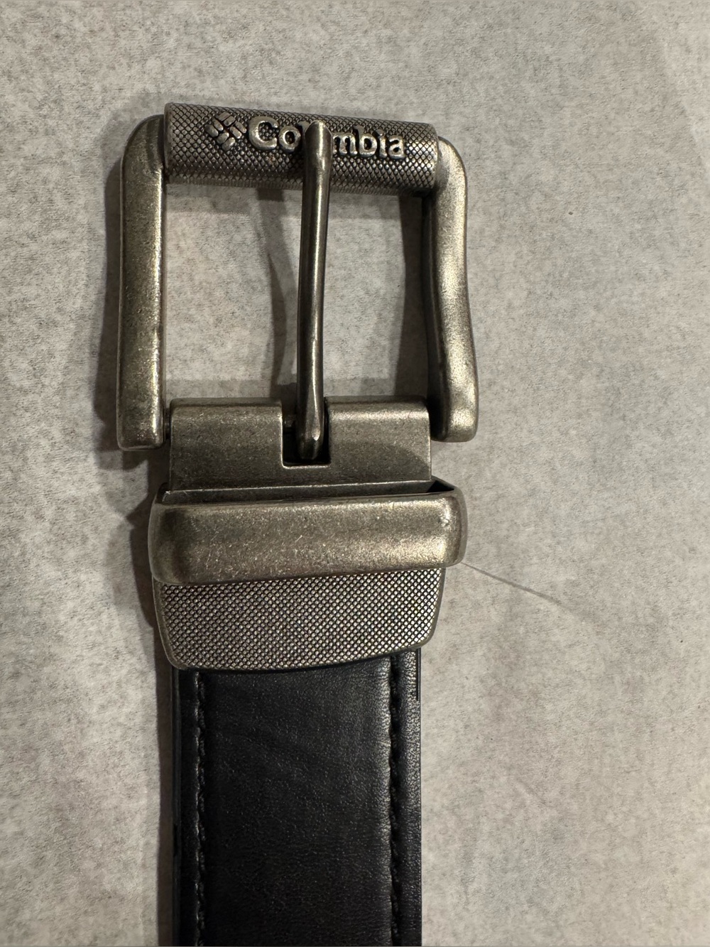 Men's XL Columbia Reversible Synthetic Leather Belt